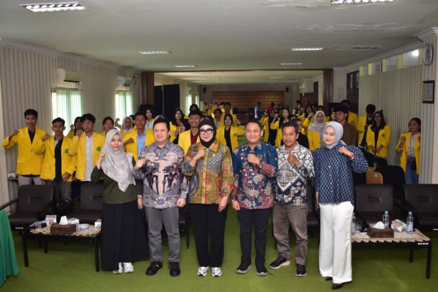 Dewi Juliani Hadir di Unilak Sosialisasikan Empat Pilar