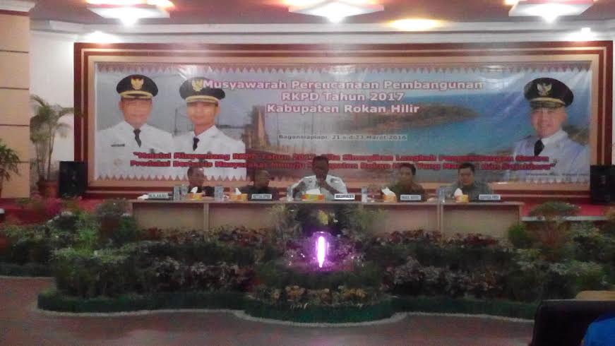 Pertama di Riau, Pemkab Rohil Gelar Musrenbang 2017