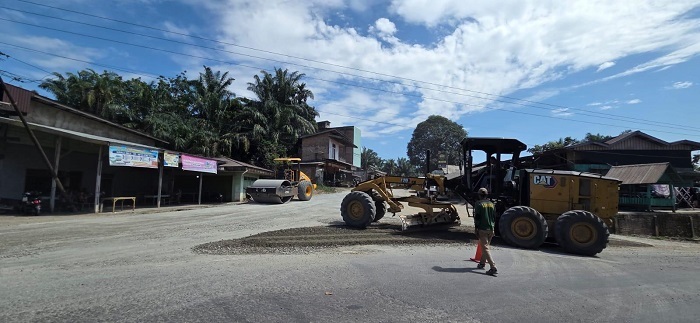 PUPR-PKPP  Riau Fokus Tangani Jalan Lintas  Dalu-Dalu–Mahato Sepanjang 9,5 Km