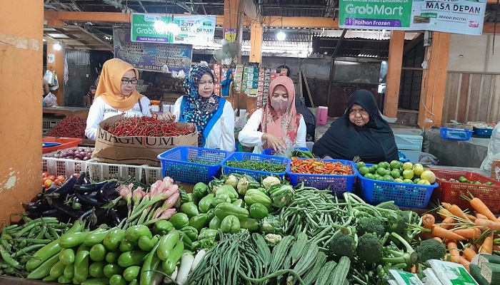 Harga Bahan Pokok Mulai Merangkak Naik, Disketapang Pekanbaru Lakukan Monitoring