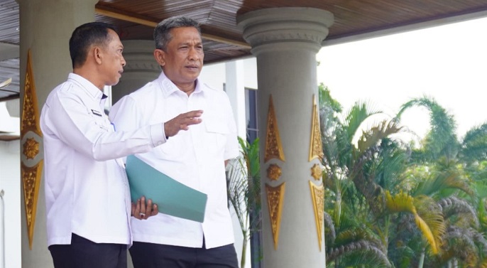 Pemkab Rohul Adakan Gladi Resik Pawai Taaruf MTQ XLIII Provinsi Riau