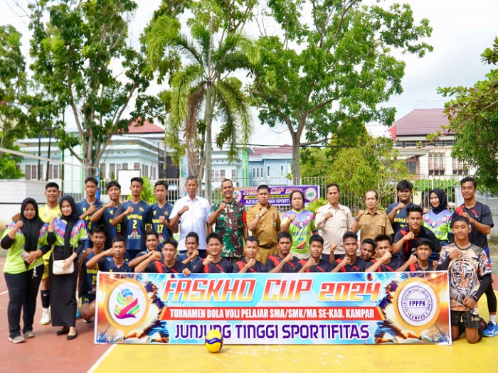 Turnamen Volly Faskho Cup  2024   Resmi di Buka