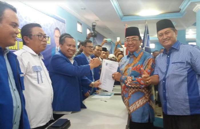 Setelah Golkar dan Demokrat, PAN Riau Juga Resmi Dukung HM Wardan-Syamsuddin Uti di Pilbup Inhil 2018