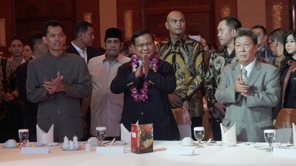 MENGUAT, Tak Hanya Dapat  Didukung, Prabowo Subianto Diberi  Donasi  Dari Sejumlah Pengusaha Tionghoa