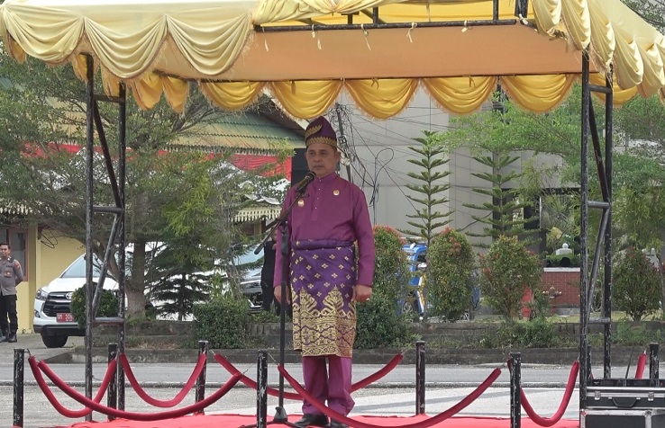 Pj Bupati Inhil Pimpin Upacara Hari Jadi Riau Ke- 67
