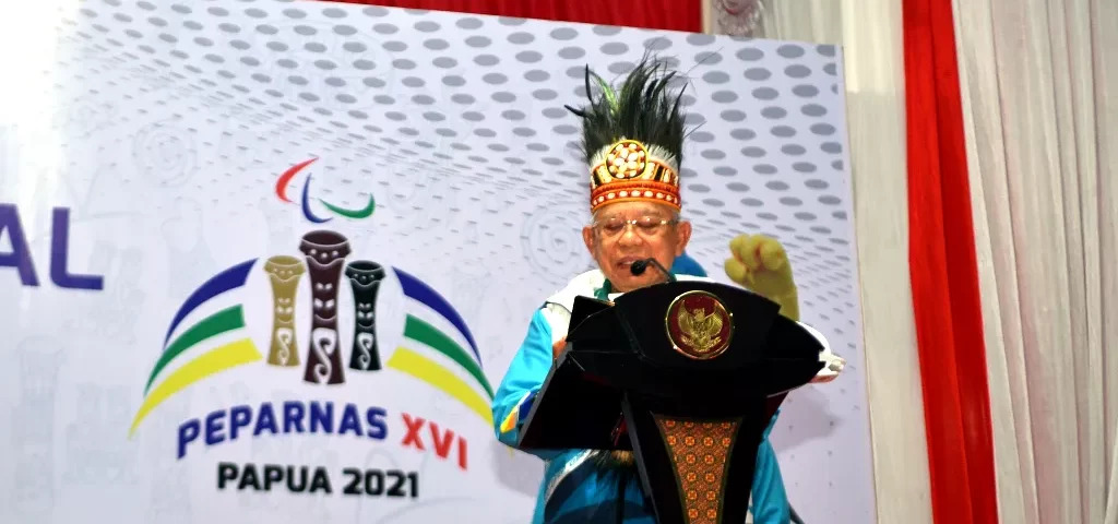 PON Usai, Wapres Ma’ruf Amin Buka Peparnas XVI Papua