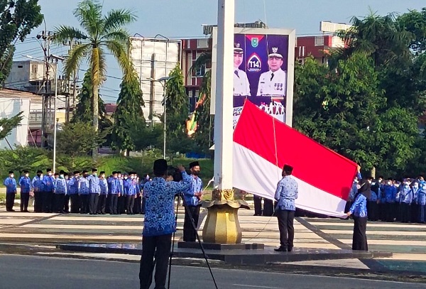 Pemkab Inhu Gelar Upacara Bendera Peringati Harkitnas Ke-114