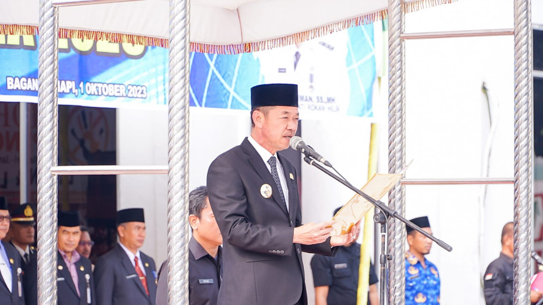 Bupati Rohil Jadi Irup Hari Kesaktian Pancasila