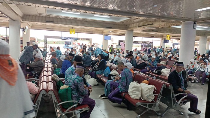 367 Jemaah Haji Asal Bengkalis Tiba di Tanah Air,  3 Masih Jalani Perawatan di  Saudi