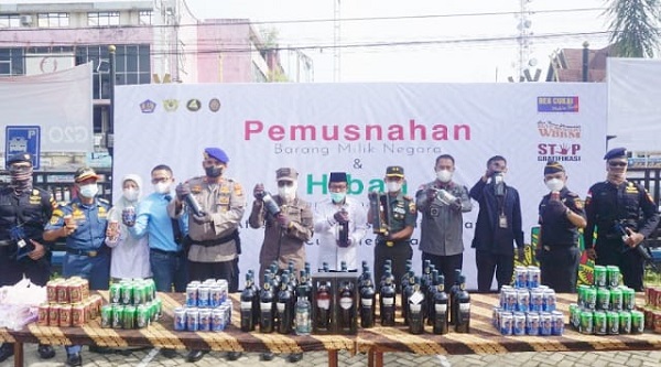Bukan Lagi Balpress, Ternyata Rokok dan Miras Ilegal Dominasi Penyelundupan di Inhil, Total Nilainya Capai...