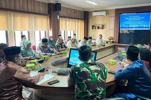 Wawako Sugiyarto Pimpin Rapat TPID Dumai