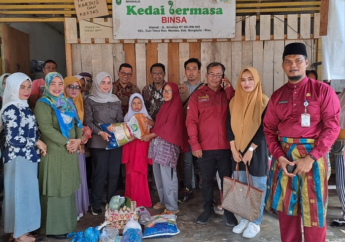 Pemkab Bengkalis  Monitoring Penyaluran Sembako Program KBS Terintegrasi