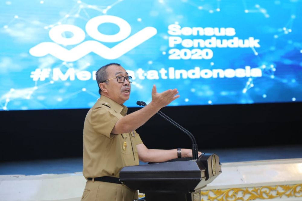 Jangan Lupa! Gubri Ingatkan Masyarakat Riau untuk Isi Sensus Penduduk Online