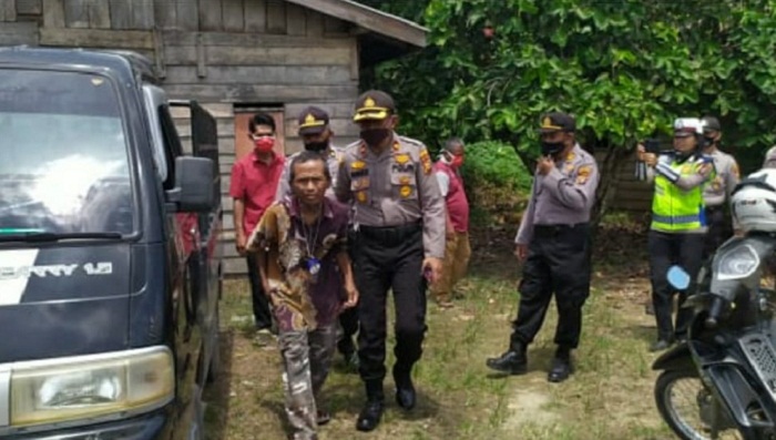 Polsek Tanah Putih Beri Bantuan dan Sewakan Rumah Kontrakan untuk Pengemis Asal Sintong