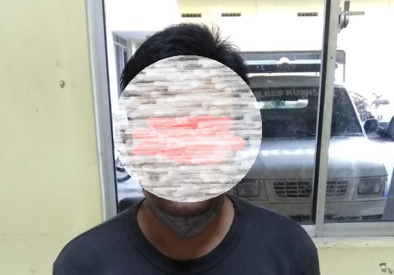 Satres Narkoba Kuansing Amankan Terduga Pelaku Sabu di Seberang Taluk