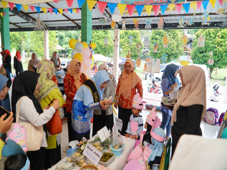 Bunda Paud Kab. Kampar Buka Kegiatan Praktek Program P5 Paud Terpadu Pertiwi Bangkinang Kota