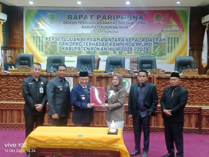 RPJMD Rokan Hilir  2025–2029 Disahkan