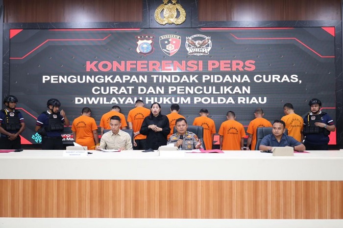 Tim RAGA Polda Riau Bekuk Jaringan Pembobol Minimarket dan Pelaku Penculikan di Tol Pekanbaru-Dumai