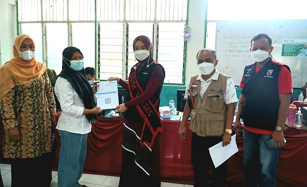 Duta Vaksin Pelalawan Apresiasi Pelaksanaan Vaksinasi PT RAPP dan PT APR