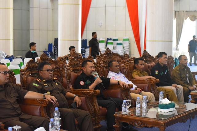 Tanggap Wabah Covid-19, Bupati Kampar Teleconference dengan Gubri
