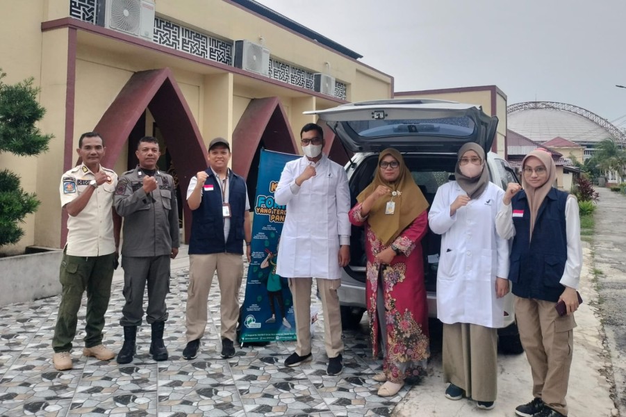 Disdagperin Bengkalis Bersama BPOM Dumai Sidak Takjil di Bengkalis dan Rupat