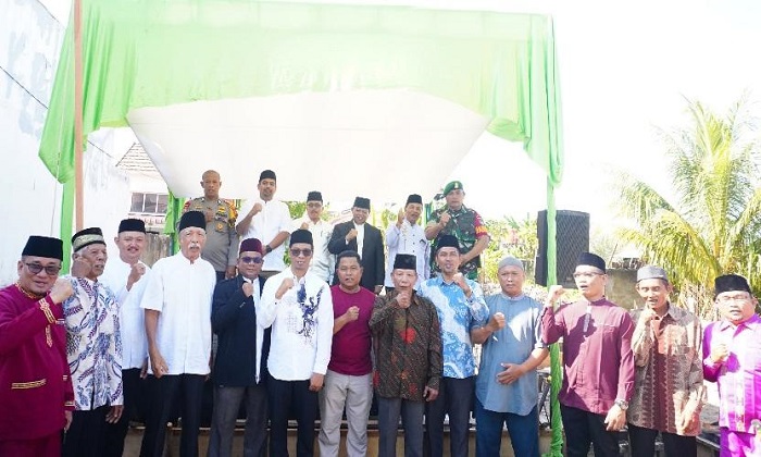 Ka. Kankemenag Pekanbaru Hadiri Peletakan Batu Pertama Pembangunan Mushalla di  Payung Sekaki