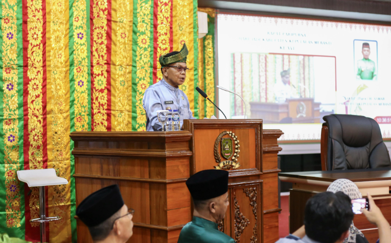 Asmar Ikuti Paripurna DPRD Hari Jadi Kabupaten Kepulauan Meranti ke-16 Tahun