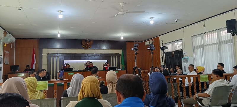 Tanyakan Pemotongan Anggaran 15 Persen,  JPU dan Hakim  Cecar Staf Novin Karmila
