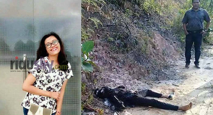 Ini Ema Desrita, Wanita Hamil yang  Dibunuh dan Dibakar Pacarnya  di Rumbai