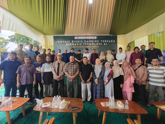 KEREN! Ada Bisnis Kambing Terpadu Berbasis AI di Kampar