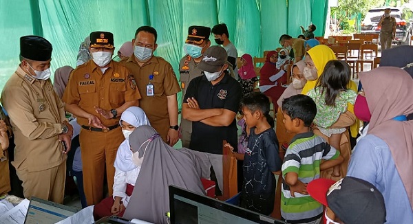 Pemko Pekanbaru Targetkan  Vaksinasi 70 Persen Anak