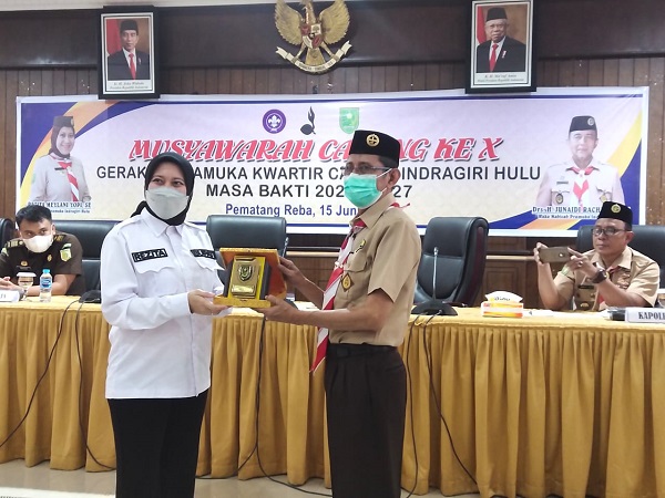 Bupati Buka Muscab X Gerakan Pramuka Inhu