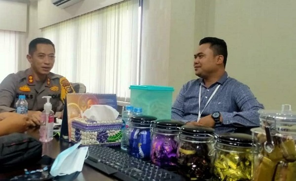 Kapolres Inhil Siap Dukung dan Berpartisipasi Sukseskan  HPN 2021 Inhil  di Sungai Bela