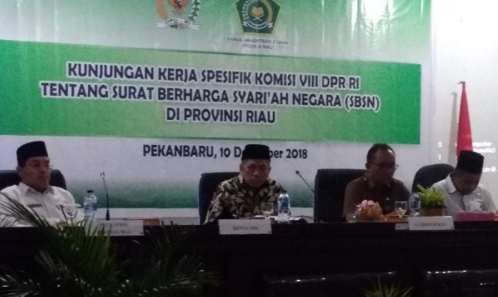 Komisi VIII DPR RI Pantau Kegiatan SBSN Kanwil Kemenag Riau