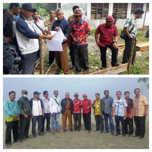Wabup Tinjau Proyek Infrastruktur Kecamatan Pulau Merbau