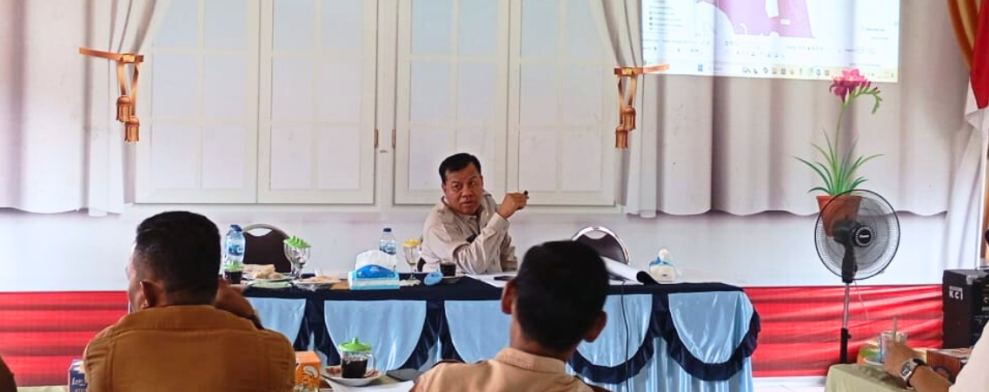 Bupati Suhardiman  Pimpin Rapat  Penataan Lahan Tata Ruang Kuansing