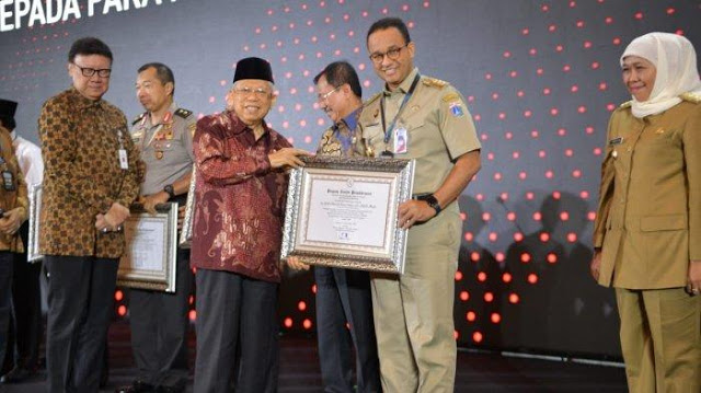 Dijegal Lem Aibon, Wapres Ma'ruf Amin: Gubernur DKI  Bebas Korupsi