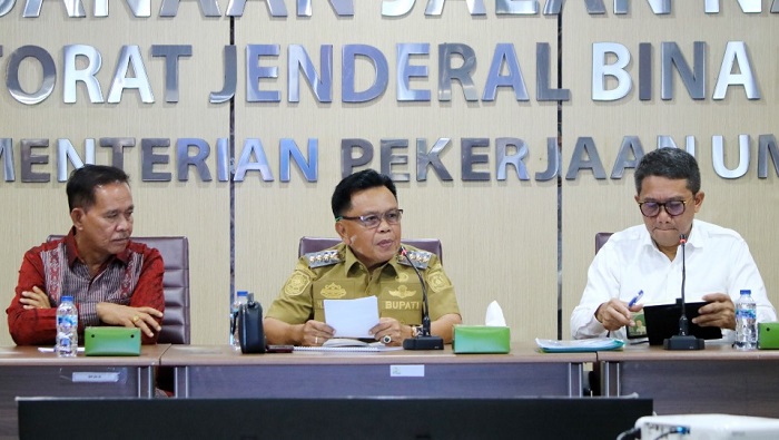 Bupati Meranti Perjuangkan Status Jalan Nasional dan Jembatan Penghubung ke Kementerian PU