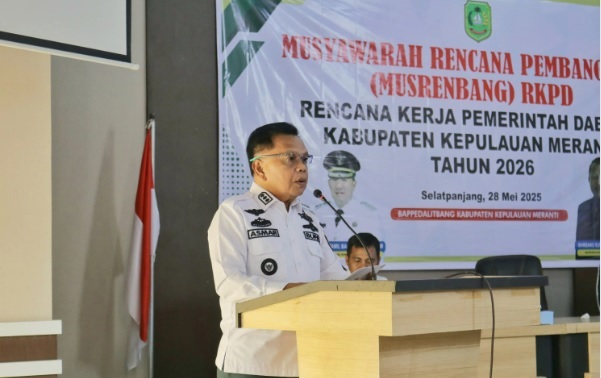 Buka Musrenbang, Asmar Perintahkan Kepala OPD Cari Dukungan Program dari Pemprov dan Pusat
