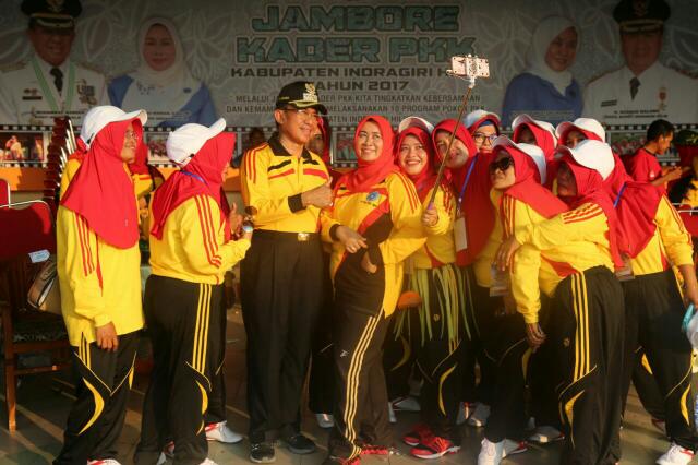 Bupati HM Wardan Buka Jambore Kader PKK Inhil 2017