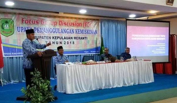 Pemkab Meranti Gelar Diskusi Upaya Penanggulangan Kemiskinan