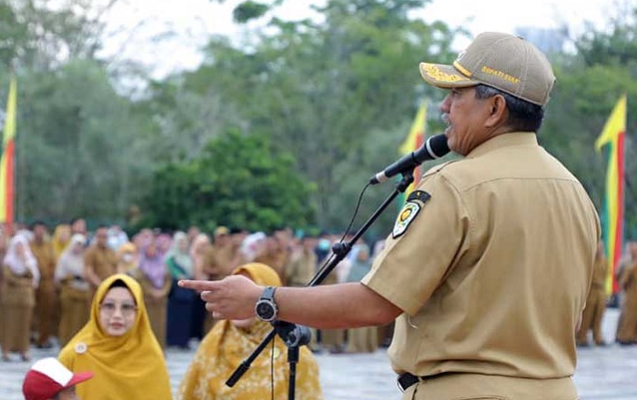 Gairahkan UMKM, Bupati Alfedri Minta ASN Belanjakan Gaji di Siak