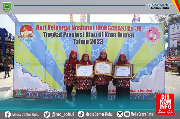 Rohul Borong 3 Penghargaan pada Peringatan HARGANAS KE XXX Tingkat Provinsi Riau