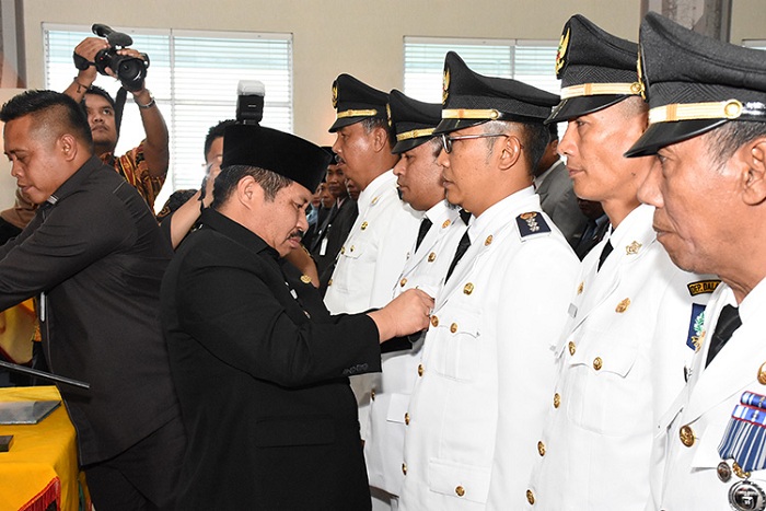 9 Pejabat Pratama dan 5 Camat di Bengkalis Dilantik