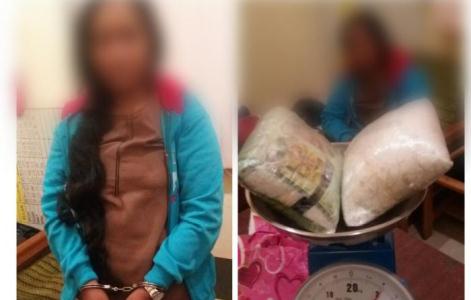 Naik Bus ALS, Perempuan MN Ditangkap Bersama 2 Kilogram Sabu di Bukitkapur