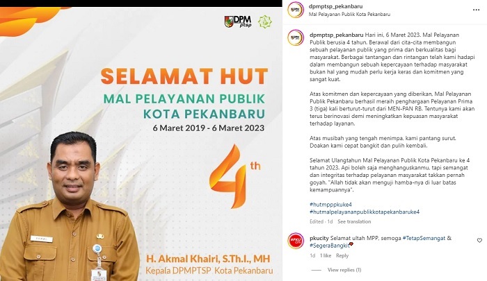 Musibah di Momen Ulang Tahun ke-4, MPP Pekanbaru Banjir Doa: Tetap Semangat, Segera Bangkit!