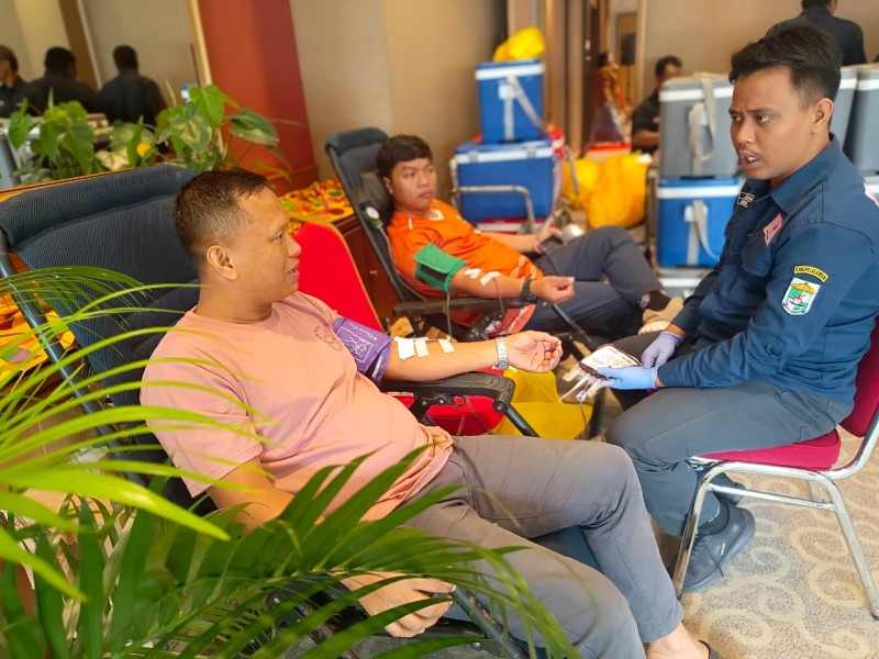 Lampaui Target! Donor Darah ke-72 KDD Riau Kompleks Berhasil Kumpulkan 1.247 Kantong Darah