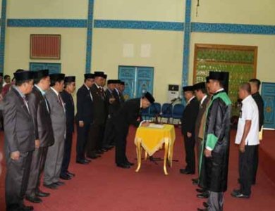 DILANTIK BUPATI HARRIS, Ini 11 Pejabat Eselon II Pelalawan yang Baru...