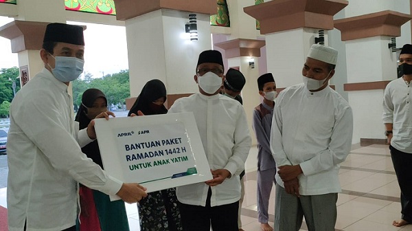 600 Anak Yatim Terima Santunan dari PT RAPP dan PT APR