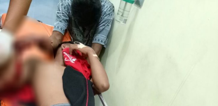 MENCEKAM...Buang Hajat di Sungai, Tangan Saharuddin Diterkam Buaya
